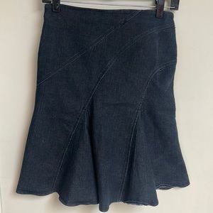 NOFUZE Navy color denim skirt size 16 excellent condition